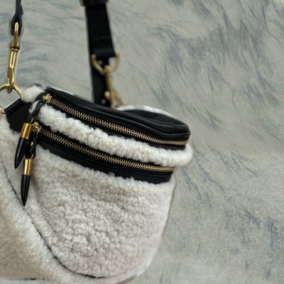 Inez Shearling Belt Bag