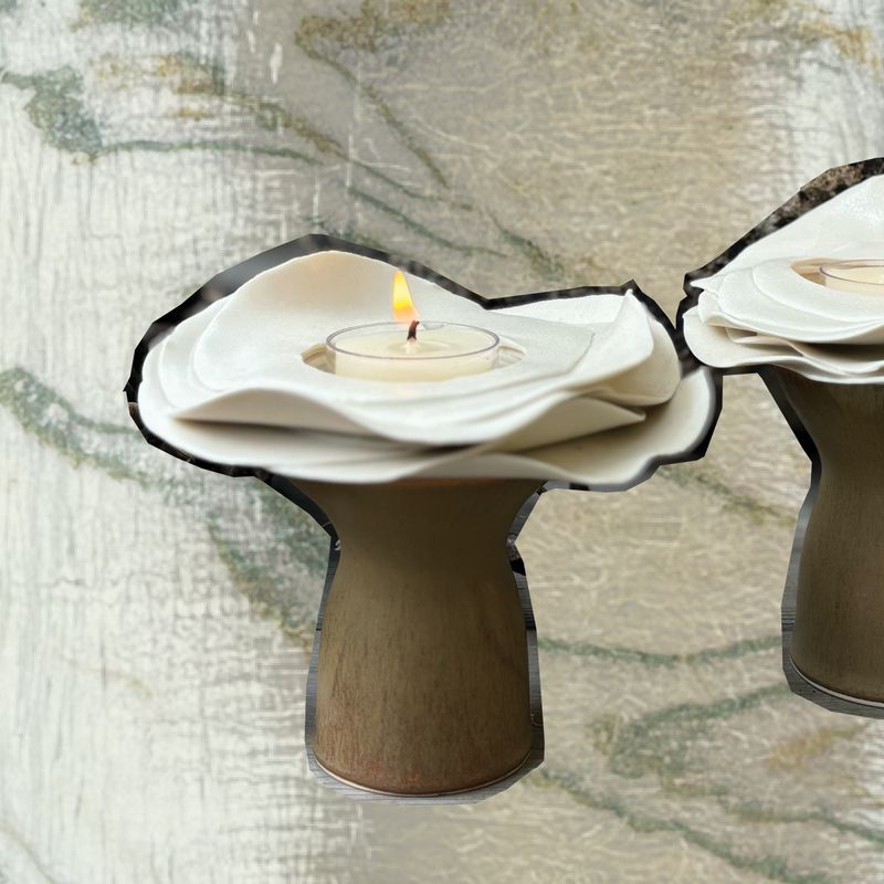 Flower Petal Candle Holder