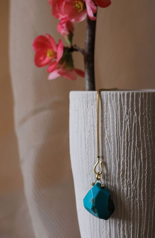 Turquoise Swinging Pendant