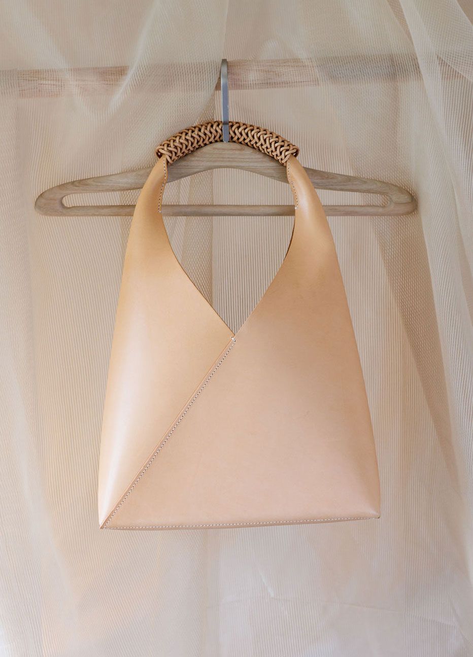 Woven Triangle Bag 45