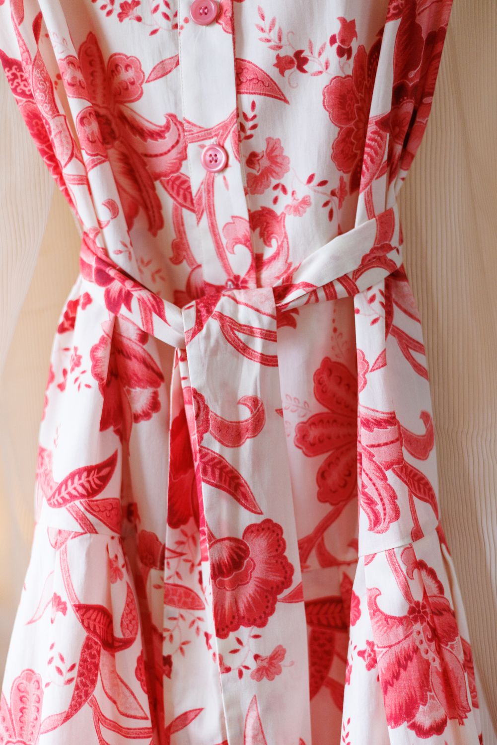 Floral Print Cotton Shirt Dress *Sarah, I think this also needs the image cleaned*