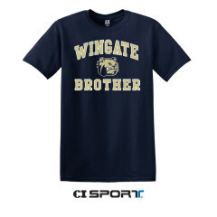 Navy Brother Wingate University Dog Head
