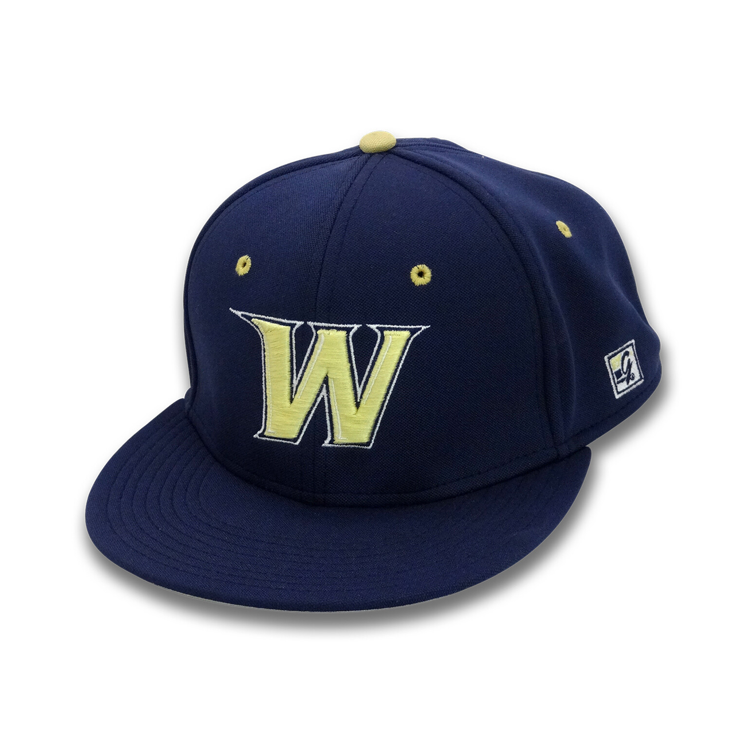 Navy Flex Fit W Baseball Hat