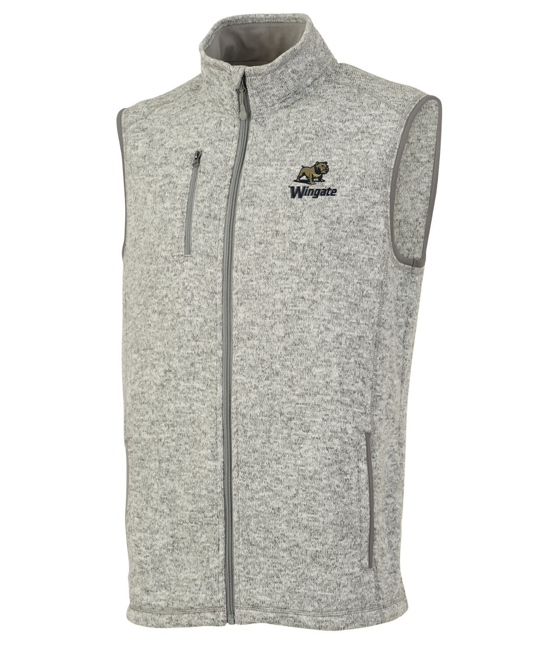 Men&#39;s Charles River Pacific Grey Vest Full Dog Over Wingate
