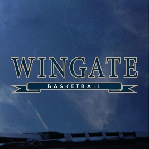 7.5&quot; x 2.5&quot; Basketball Banner Decal