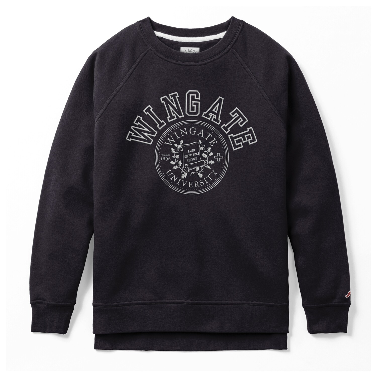Navy Academy Crew Wingate  Seal Crewneck
