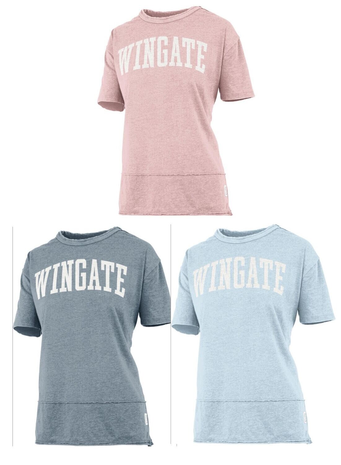 Ladies Pieced Vintage Top Wingate Arched Short Sleeve 