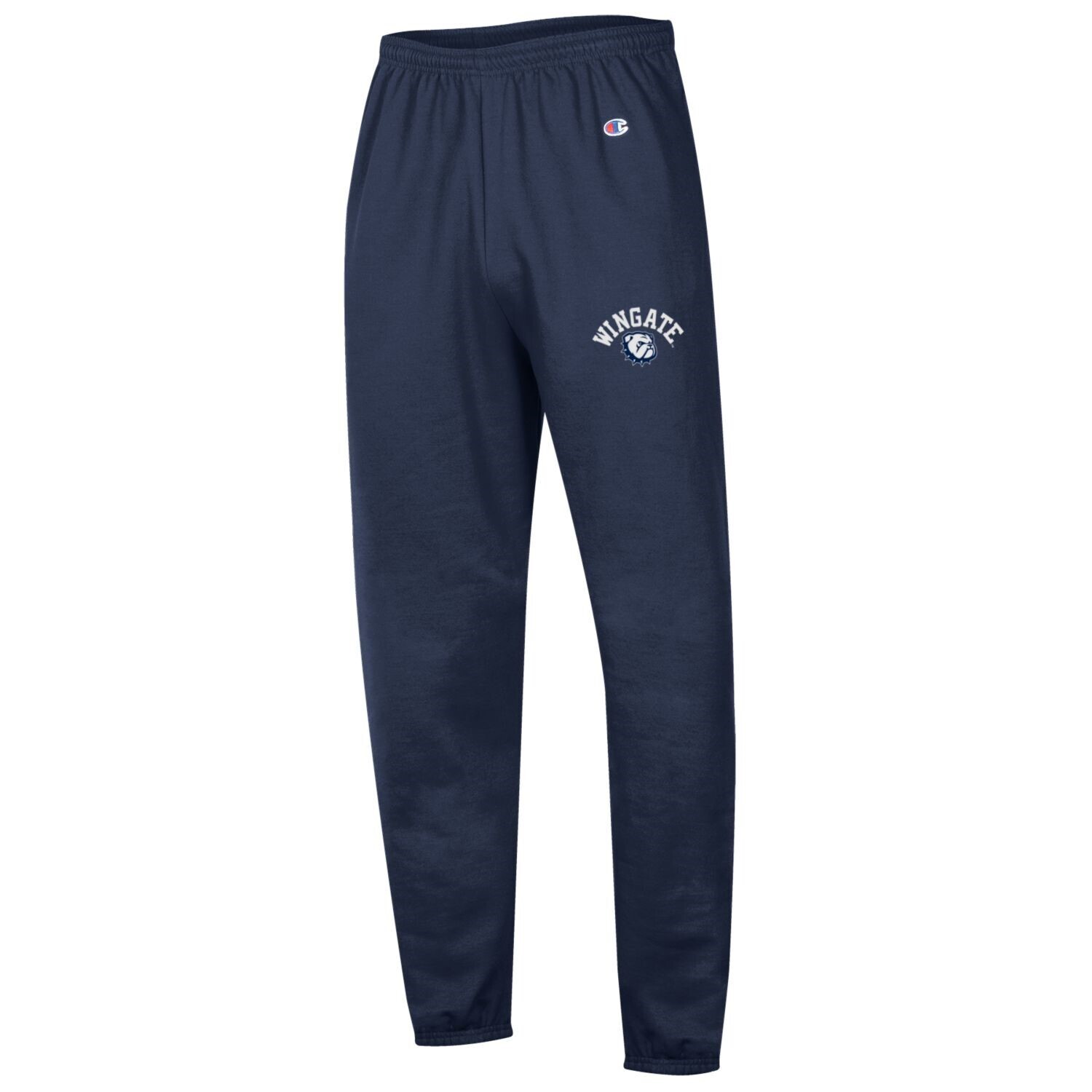 Navy  Wingate Dog Head Powerblend Banded Sweatpants, Size: SM