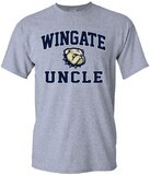 Grey Wingate Dog Head Uncle Short Sleeve T Shirt, Size: MD