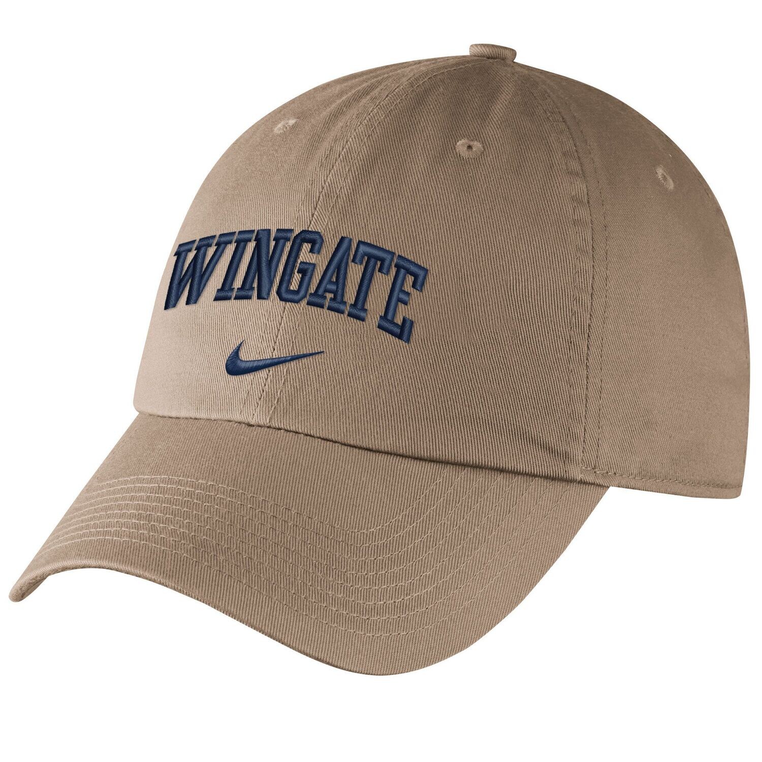 Khaki Wingate Unstructured Slide Adjustable Campus Cap