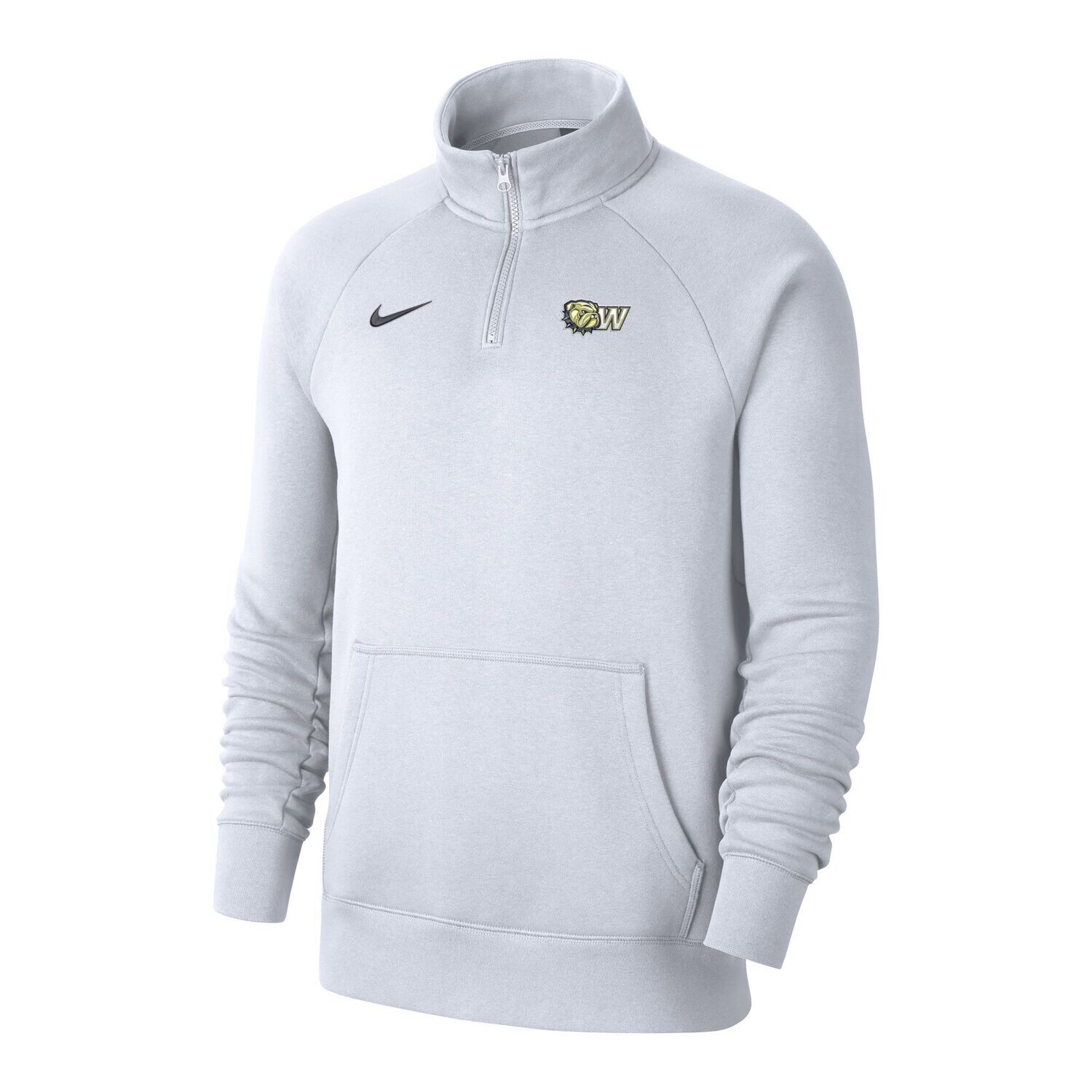 White Dog Head W Wingate Club Fleece 1/4 Zip Jacket