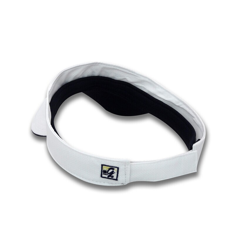 White Wingate Athletic Font Visor