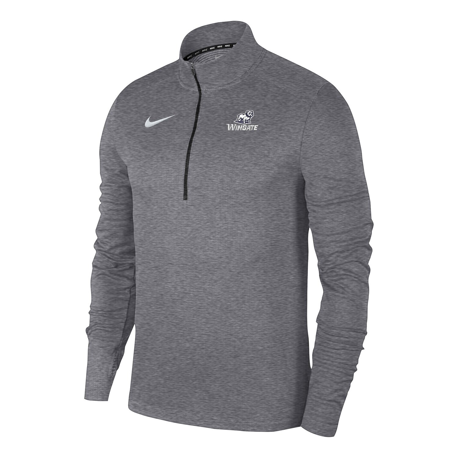 Grey Full Standing Dog Over Wingate Pacer 1/4 Zip 
