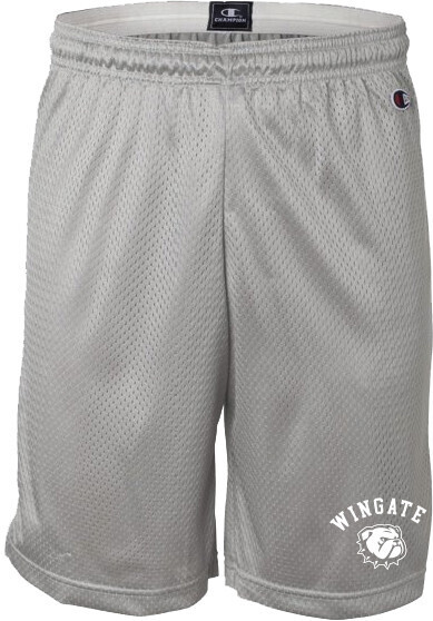Grey 9&quot; Champion Mesh Athletic Shorts