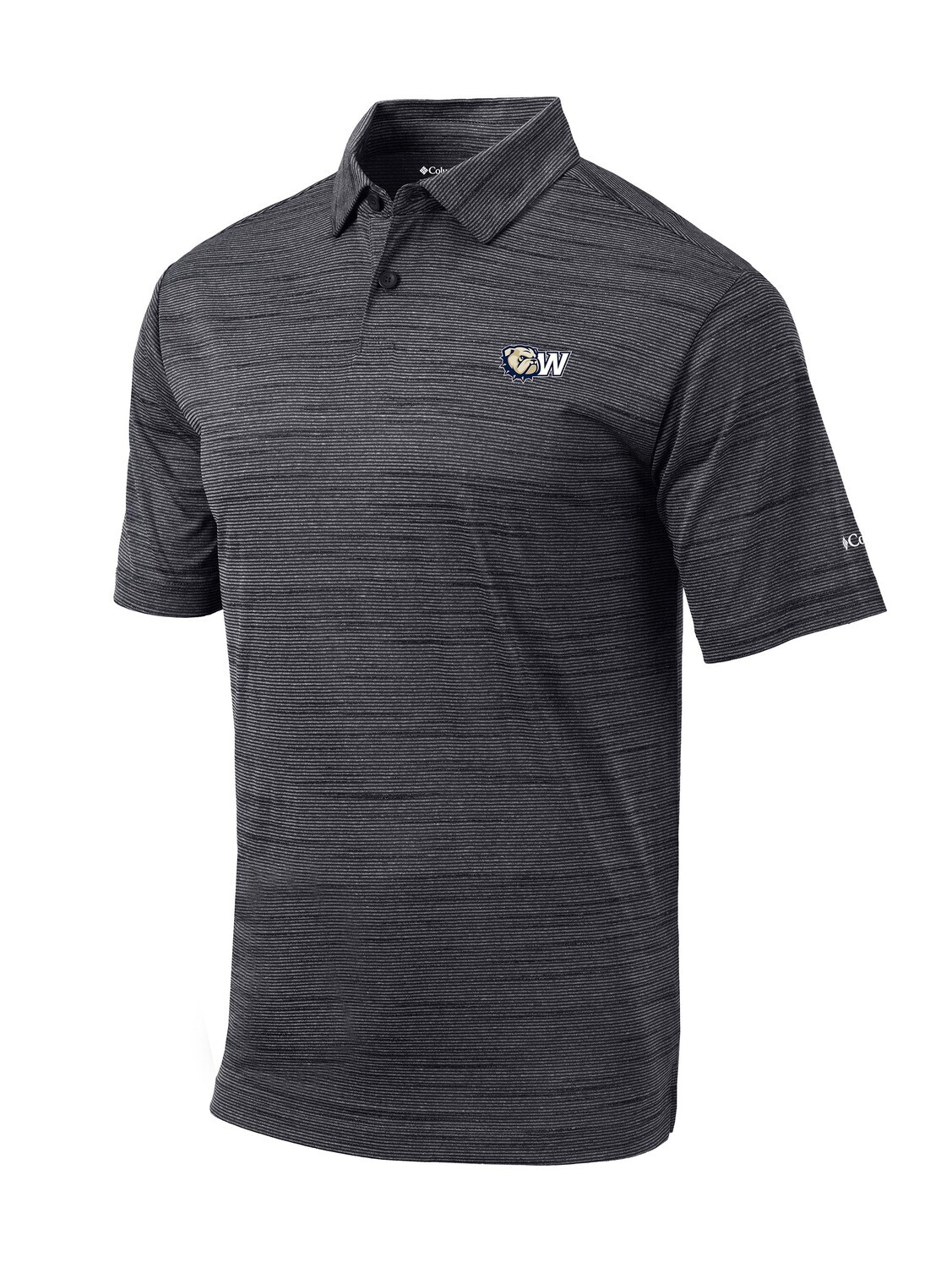 Black Dog Head w Embroidered Omni Wick Set Polo, Size: SM
