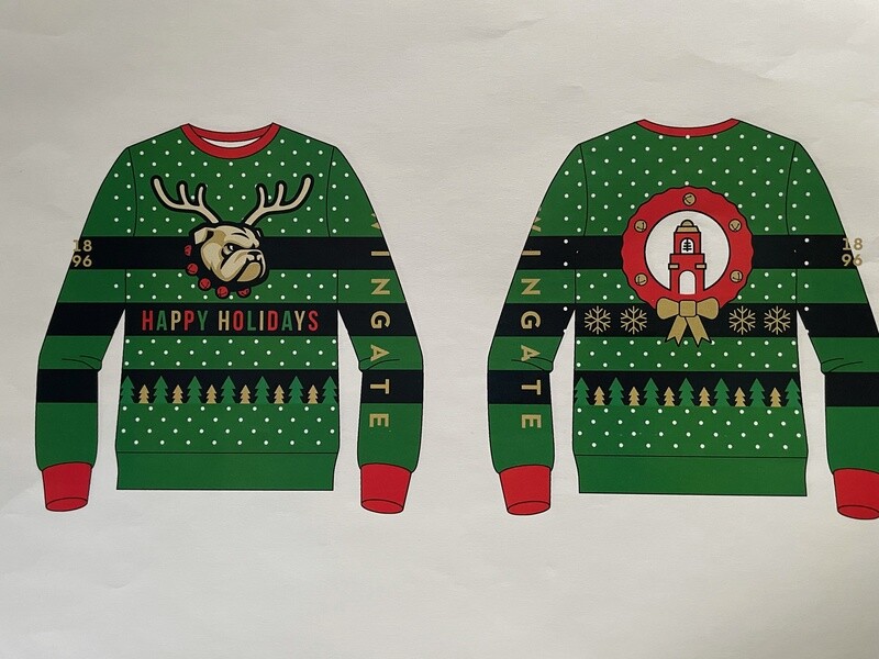 Ugly Wingate Christmas Sweater