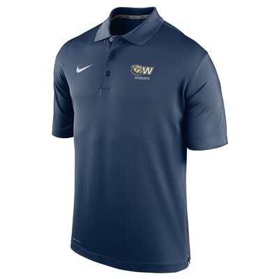 Varsity Navy Dog Head Over Wingate Embroidered Polo