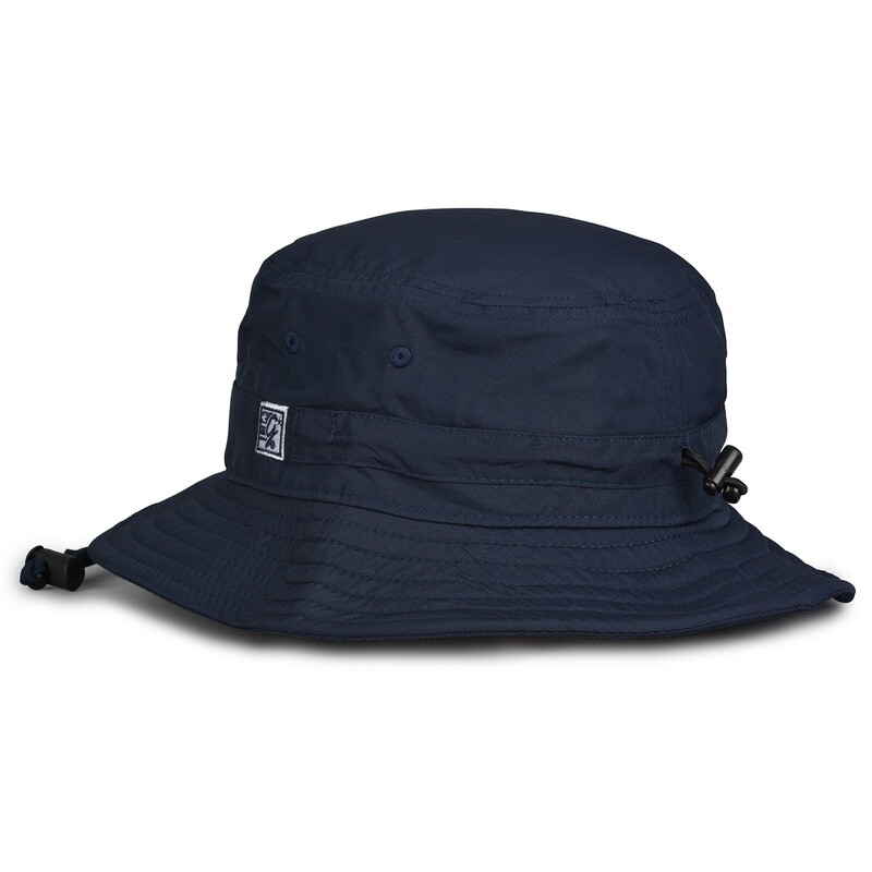 Navy Bucket Hat Wingate Dog Head