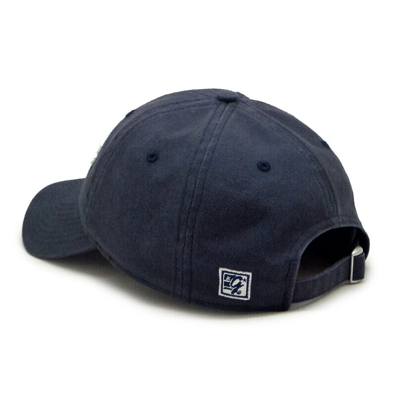 Navy Mom Hat Dog Head O Unstructured Adjustable Hat