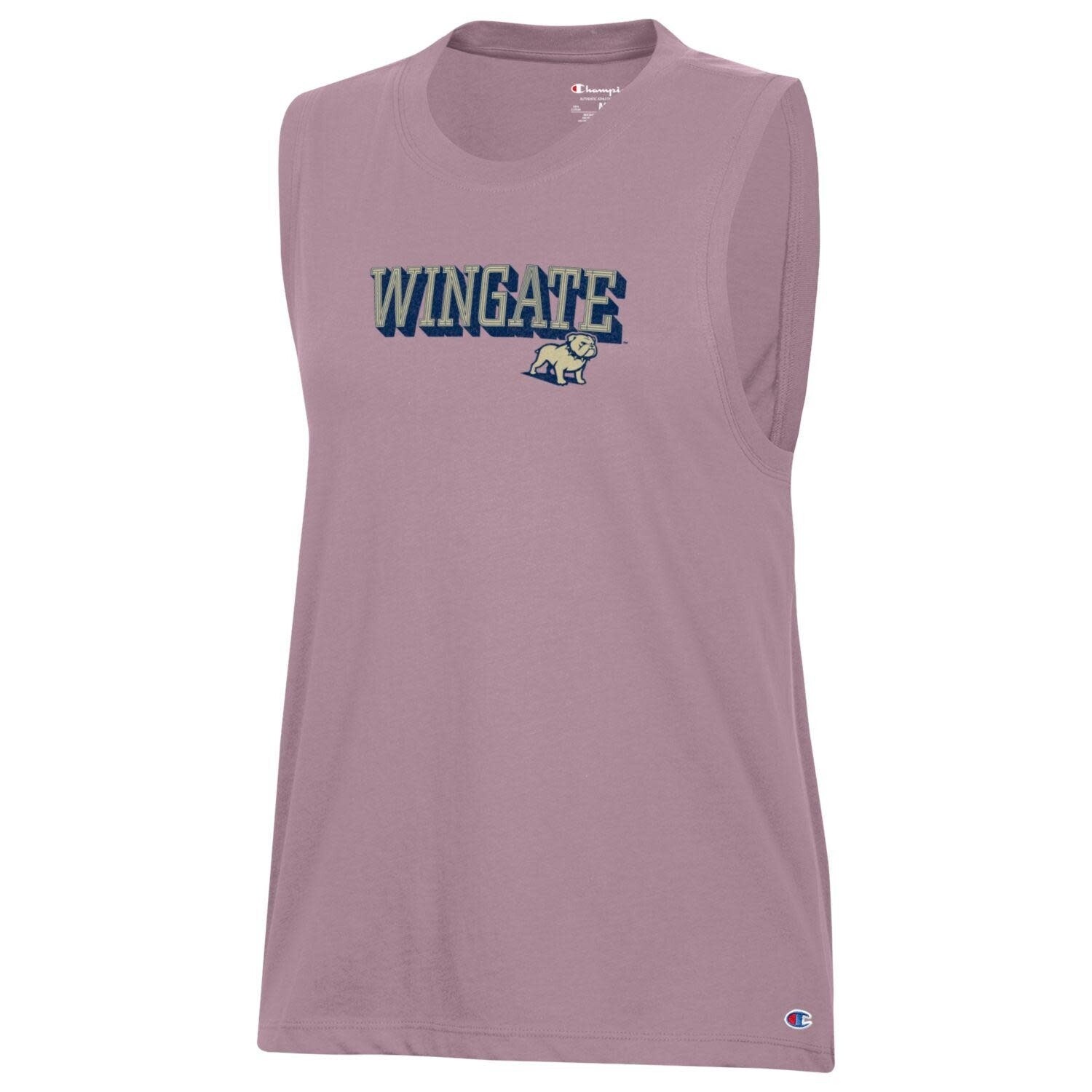Ladies Purple Fig Wingate Full Standing Dog Core Muscle Tank 