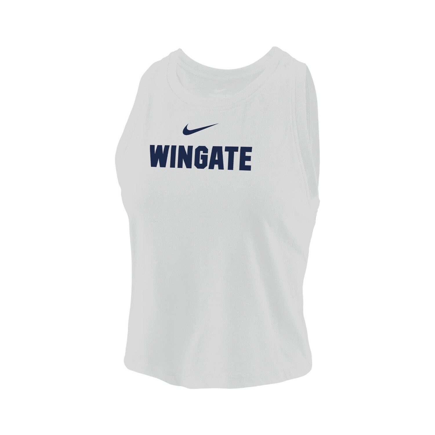 White Ladies Wingate Drifit Cotton Crop Tank