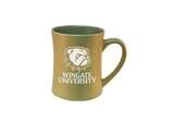 (PICK UP ONLY) 16oz Vegas Gold Etched Matte Dog Head Over WU Mug