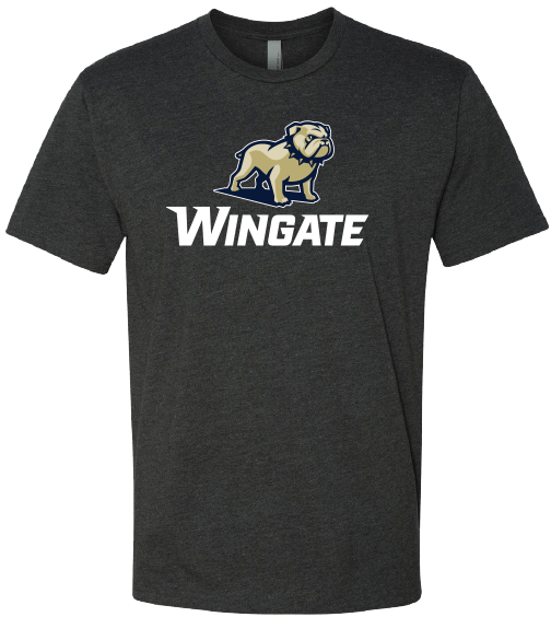 Charcoal Grey Full Dog Over Wingate Short Sleeve T Shirt