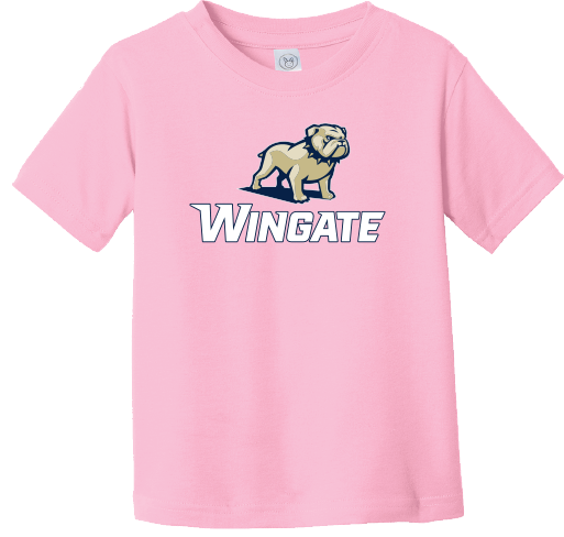 Toddler Pink Full Dog Over Wingate Short Sleeve T Shirt