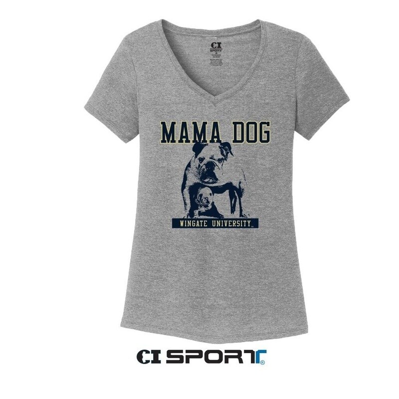 Mama Dog VNeck Short Sleeve T Shirt