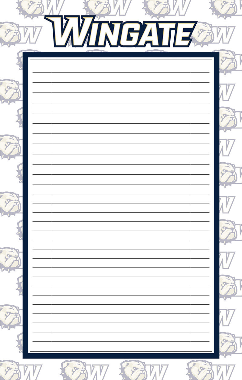 5&quot; x 8&quot;  Wingate Dog Head W Memo Pads 2 Pack