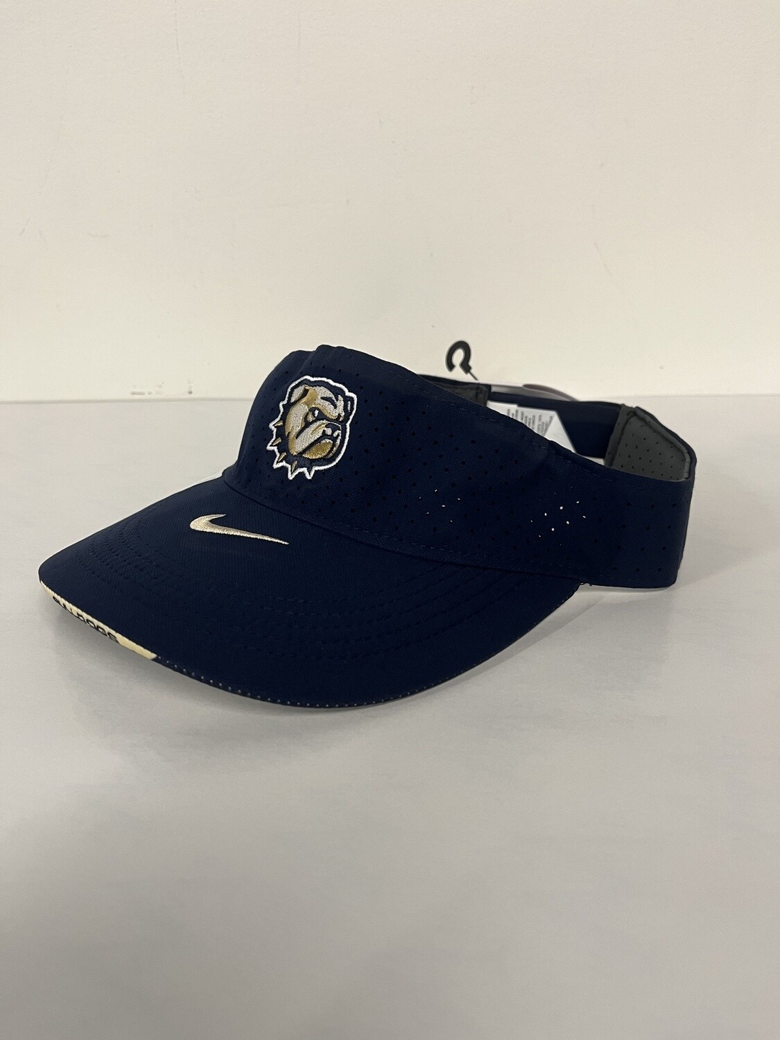 Navy Sideline Dog Head Drifit Velcro Adjustable Visor