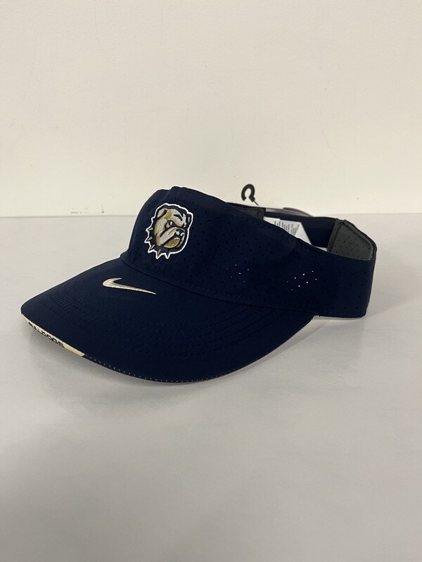 Navy Sideline Dog Head Drifit Velcro Adjustable Visor