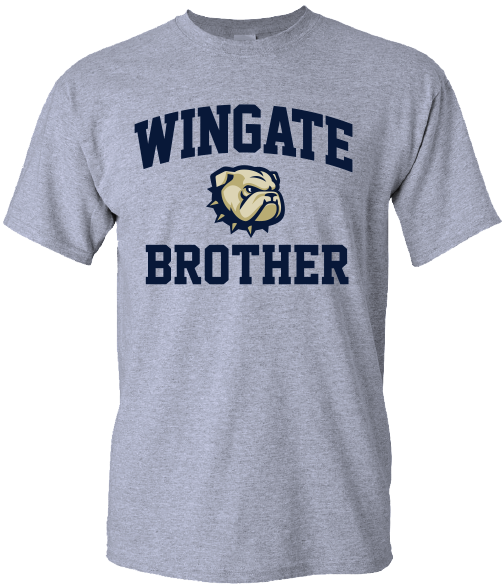 Grey Wingate Dog Head Brother Short Sleeve T Shirt