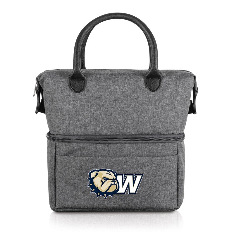 DROP SHIP ONLY  Grey Dog Head W Urban Lunch Bag (ONLINE ONLY)