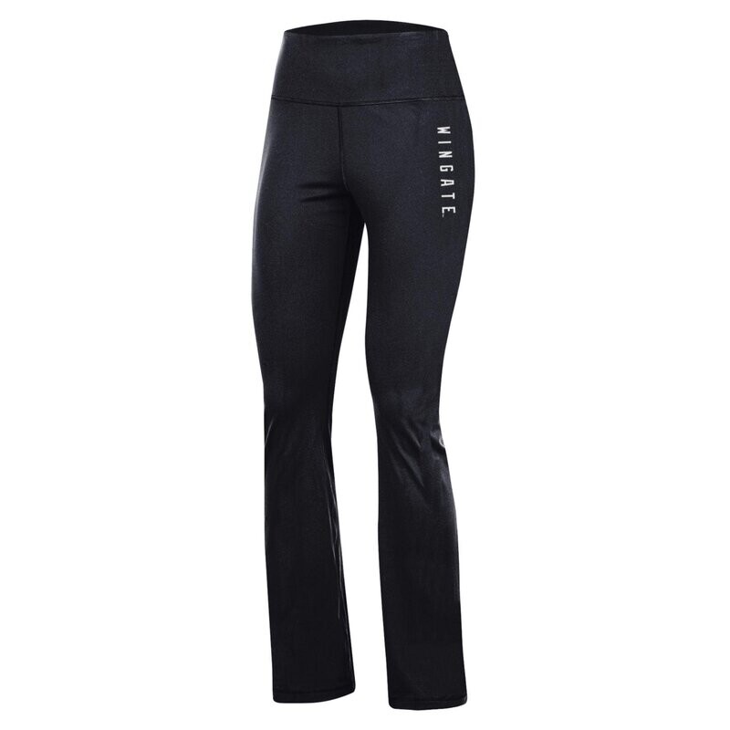 Ladies Black Wingate Fitted Flare Pants
