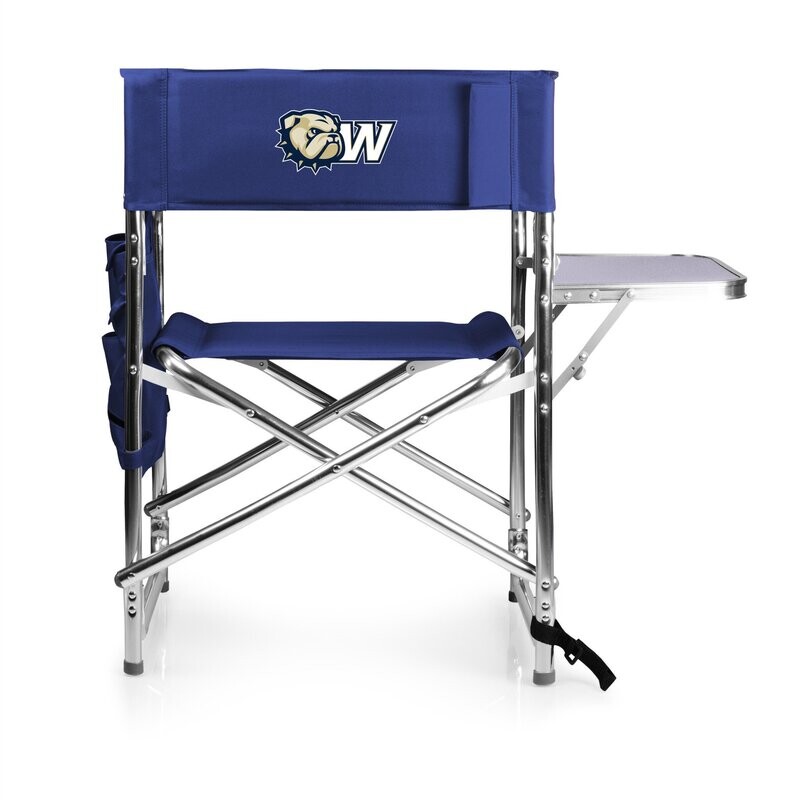 DROP SHIP ONLY  Blue Dog Head W Sports Chair (ONLINE ONLY)
