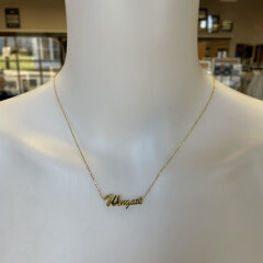 Adjustable Wingate Gold Plated Diamond Stud Necklace