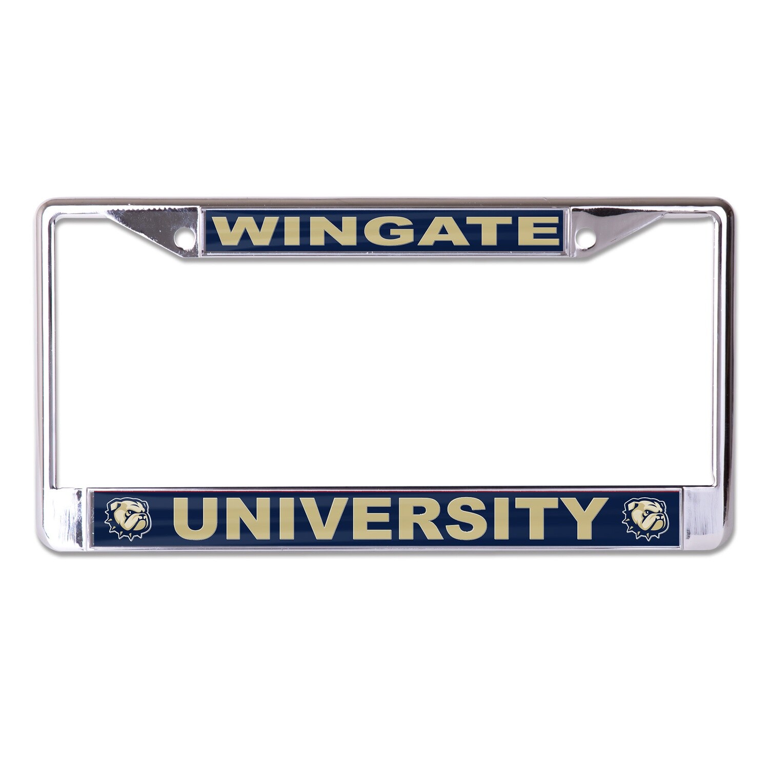 Wingate University Dog Head Laser Cut License Plate  Frame