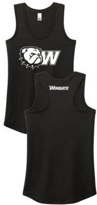 Black  Dog Head W Wingate Back Perfect Tri Racerback Tank