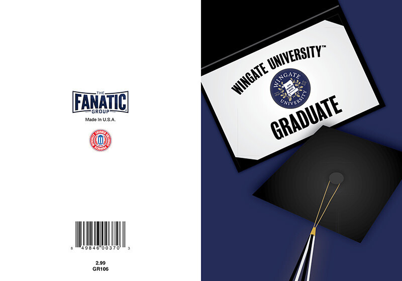 5&quot; x 7&quot; WU Seal Graduate Go Bulldogs Greeting Card