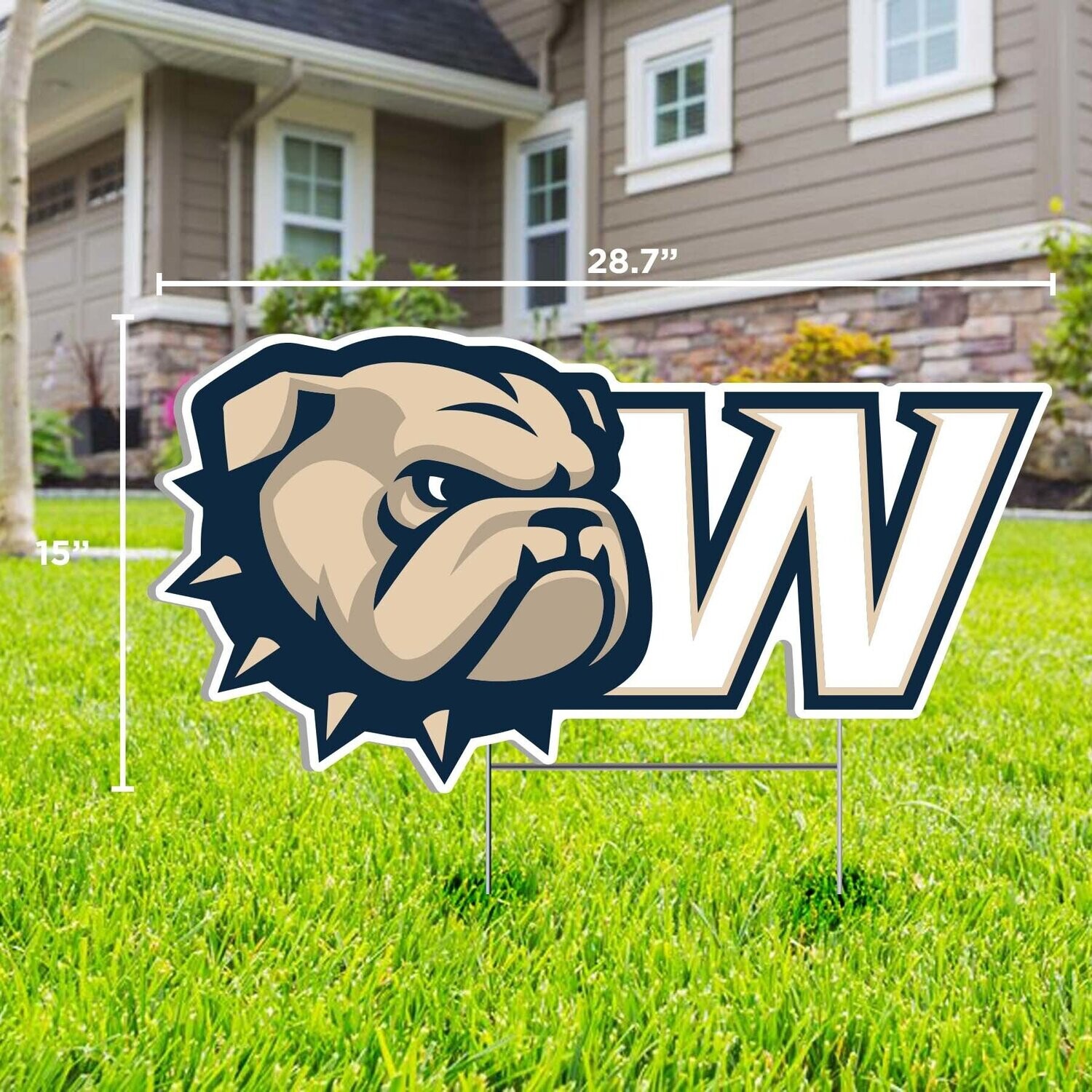 DROP SHIP ONLY Dog Head W Yard Sign (ONLINE ONLY)