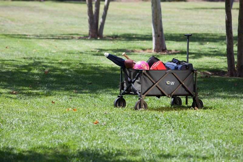 DROP SHIP ONLY  Dark Grey Dog Head W Adventure Wagon Portable Utility Wagon (ONLINE ONLY)
