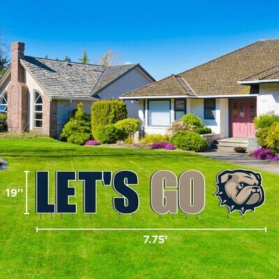 DROP SHIP ONLY Let&#39;s Go Dog Head Yard Sign (ONLINE ONLY)