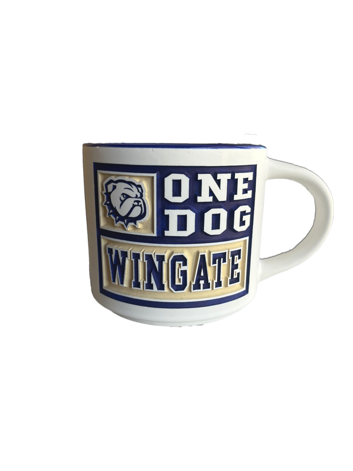 (PICK UP ONLY) 15oz Dog Head One Dog Wingate Festival Ultra Engraved Babel Bistro Mug
