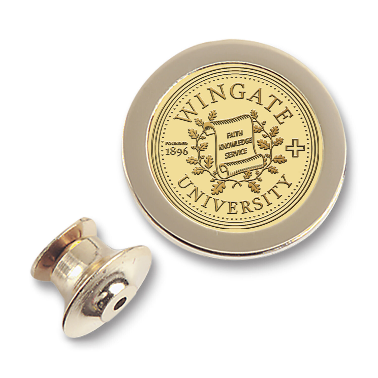 DROP SHIP ONLY  Wingate University Seal Lapel Pin (ONLINE ONLY)