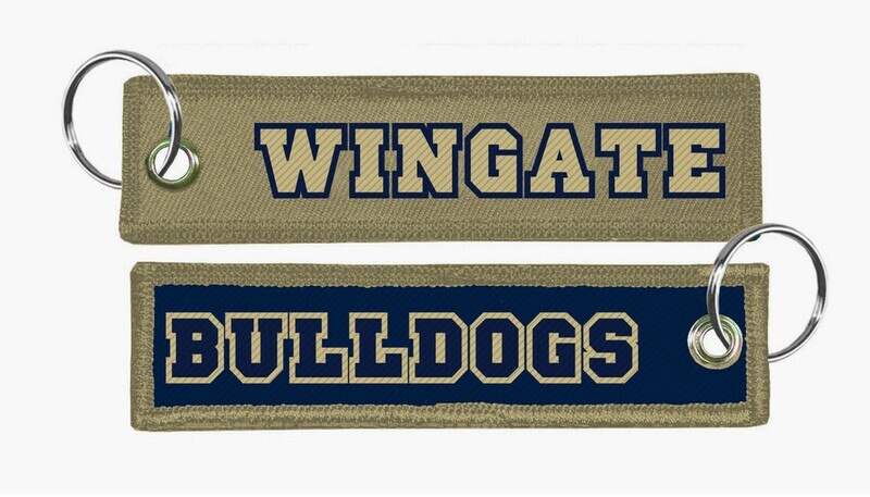 Double Sided Embroidered Keychain