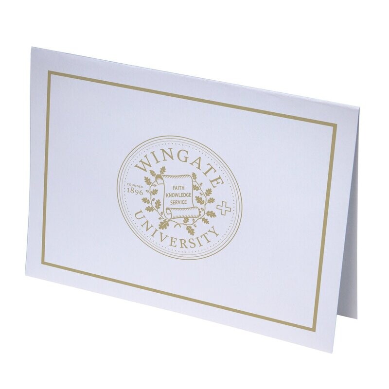 10 Pack Gold Foil Seal Blank Note Cards