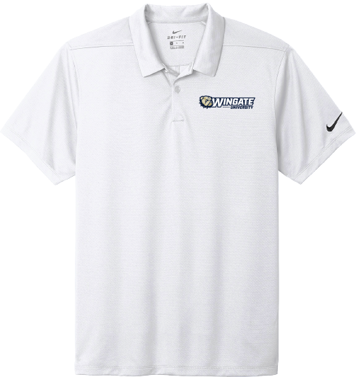 White Dog Head Wingate University Essential Drifit Embroidered Polo