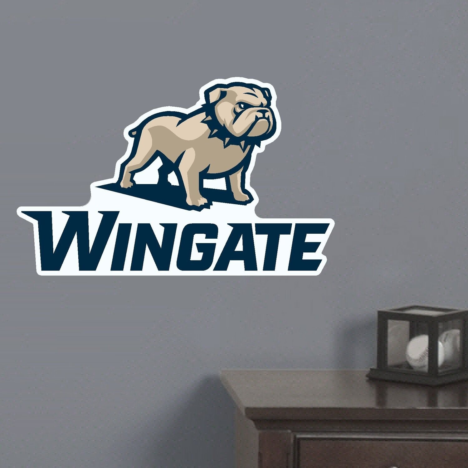 Cut To Shape Wall Sign 18 x 24 Full Dog Over Wingate