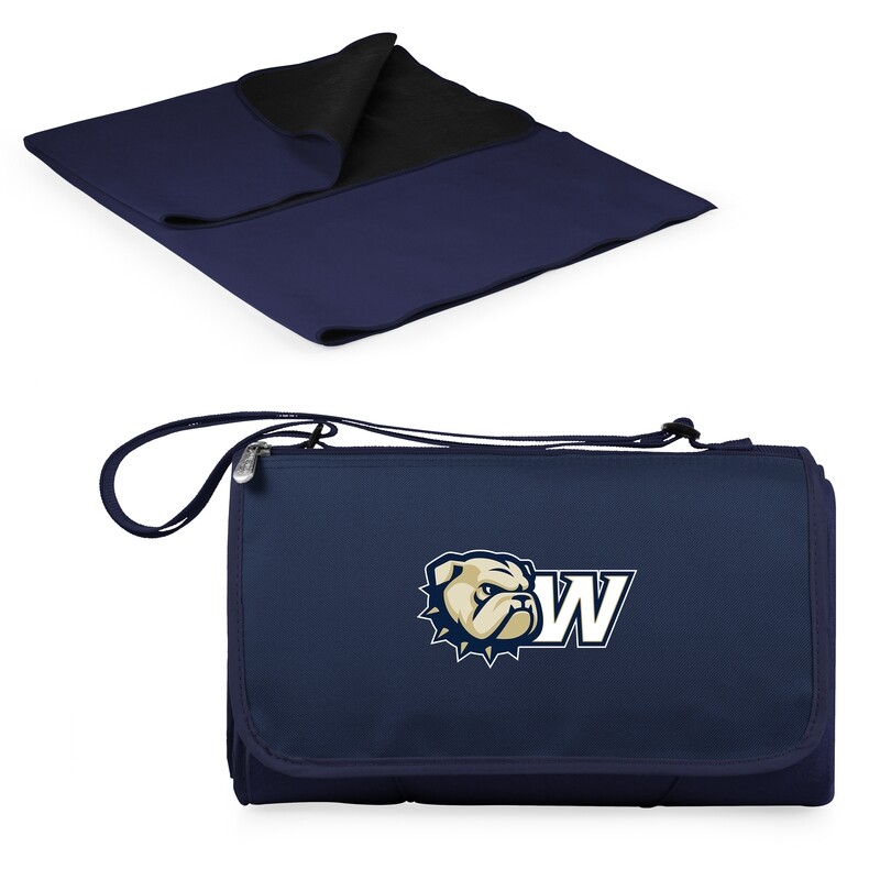 DROP SHIP ONLY  Blue Dog Head W Blanket Tote Outdoor Picnic Blanket (ONLINE ONLY)